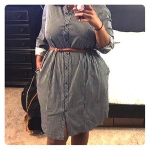 Lane Bryant shirt dress